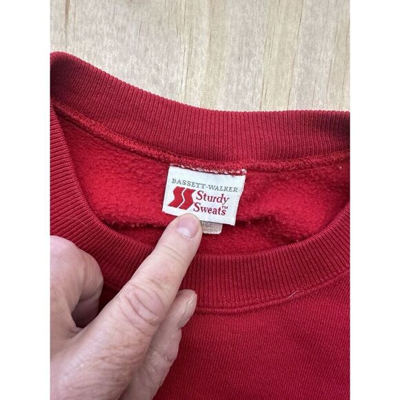 Vintage Hard Rock Cafe San Francisco Save The Planet Sweatshirt 90s Red Size XL - Picture 4 of 9